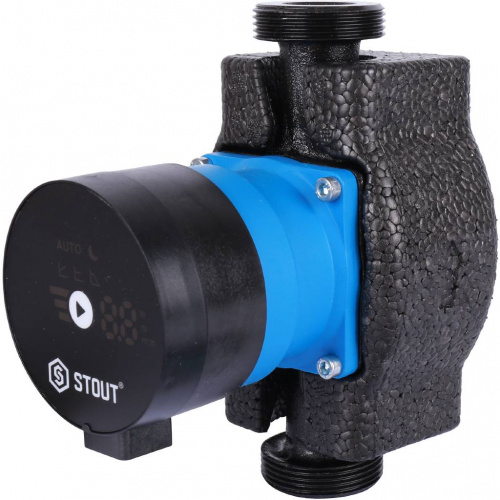 SPC-0003-2560180 STOUT Насос циркуляционный mini pro 25/60-180  фото на сайте Велес-СПМ