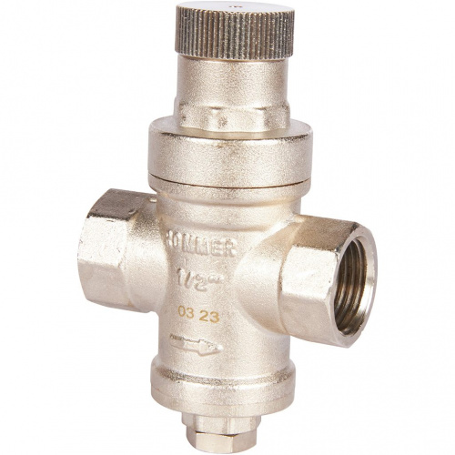 RVS-0009-000015 RVS-0009-000015 ROMMER Редуктор давления PN16 вн/вн 1/2" без подключения манометра  фото на сайте Велес-СПМ