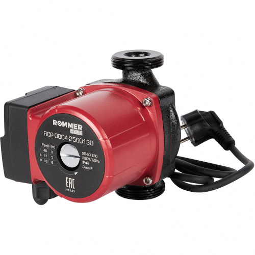 RCP-0004-2560130 ROMMER Циркуляционный насос Profi 25/60-130  фото на сайте Велес-СПМ