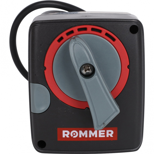 RVM-0005-024001 ROMMER RVM-0005-024001 Сервопривод 24V c регулировкой по сигналу 0-10V, 60s, 120s/90°  фото на сайте Велес-СПМ