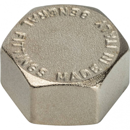 STOUT Заглушка ВР никелированная 1/2" фото на сайте Велес-СПМ