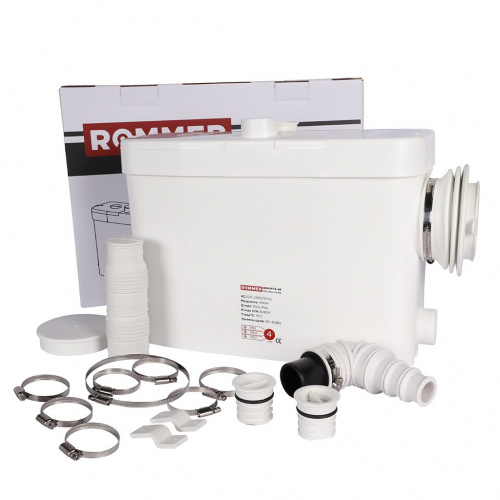 RPD-0010-100450 ROMMER Канализационная насосная установка BIOLIFT R-4S, выход сбоку 1х100 мм/3х40 мм  фото на сайте Велес-СПМ