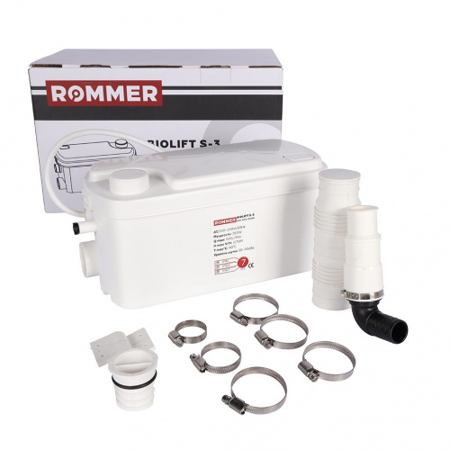 RPD-0010-100250 ROMMER Канализационная насосная установка BIOLIFT S-3, 3х40 мм  фото на сайте Велес-СПМ