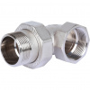 SFT-0057-000114 STOUT Разъемное угловое соединение ВН уплотнение под гайкой o-ring кольцо, никелированное 1 1/4"  фото на сайте Велес-СПМ