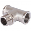 SFT-0065-121212 STOUT Тройник ВНВ никелированный 1/2"х1/2"х1/2"  фото на сайте Велес-СПМ