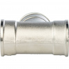SFT-0020-000114 STOUT Тройник ВВ никелированный 1 1/4"  фото на сайте Велес-СПМ