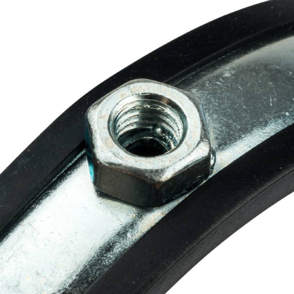 SAC-0020-100004 STOUT Хомут для труб 4"(107-116), комплект: хомут+шпилька шуруп +дюбель пластиковый  фото на сайте Велес-СПМ