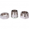 SFT-0045-000114 STOUT Разъемное соединение американка ВН, никелированное, уплотнение под гайкой по плоскости, 1 1/4"  фото на сайте Велес-СПМ