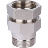 SFT-0045-000114 STOUT Разъемное соединение американка ВН, никелированное, уплотнение под гайкой по плоскости, 1 1/4"  фото на сайте Велес-СПМ