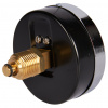 RIM-0005-800615 Термоманометр ROMMER аксиальный с автоматическим запорным клапаном. Dn 80 мм 1/2", 0..120°C, 0-6 бар  фото на сайте Велес-СПМ