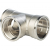 SFT-0020-000114 STOUT Тройник ВВ никелированный 1 1/4"  фото на сайте Велес-СПМ