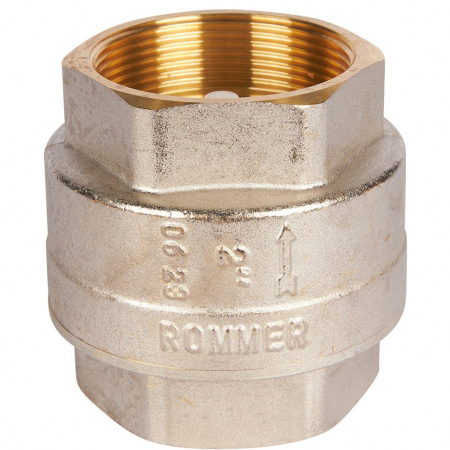 RVC-0002-000050 RVC-0002-000050 ROMMER 2" Клапан обратный пружинный муфтовый с пластиковым седлом  фото на сайте Велес-СПМ